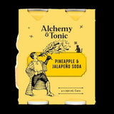 Alchemy & Tonic - Drink Soda Pineapple Jalapeno Can 250ml - 6X4PC