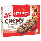 Flemings - Muesli Bar Chewy Very Berry - 6PC