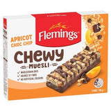 Flemings - Muesli Bar Chewy Apricot Chocolate Chip - 6PC