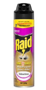 Raid - Fly Spray One Shot Odourless Dg2.1 - 320G