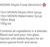 Monin - Syrup Mint Mojito - 700ML