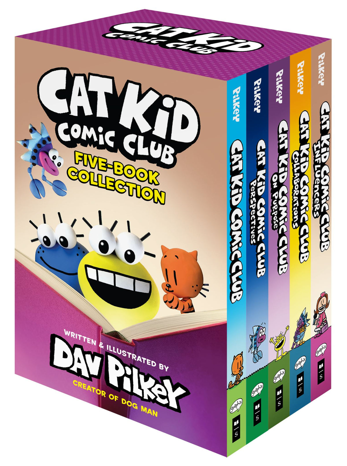 Cat Kid Comic Club: Five-Book Collection