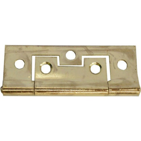 100mm brass-plated flush butt hinge BP 3000 for easy, secure door installations without mortice cuts.