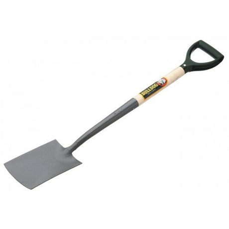 Bulldog Standard Border Spade with wood handle, sturdy blade for easy digging and planting in gardens.