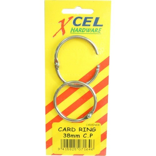 Rings Card C.P. 60mm X 3.15mm  Card Of 2