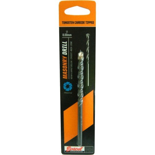 P&N Standard Fixing Masonry Drills, 117mm long, with carbide tips for aggressive drilling in masonry and concrete.