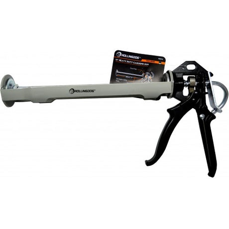 Heavy-duty 275mm caulking gun from Rdog, made of steel, designed for precise sealing with standard cartridges.