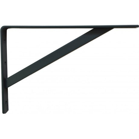 Heavy-duty grey steel brackets, 250x400mm, support up to 165kg; ideal for shelves and covers with 6 attachment points.