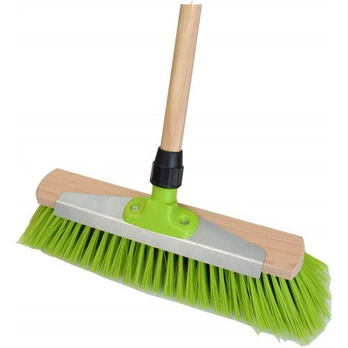 Garden Yard Broom Freund 460x140mm With Scraper