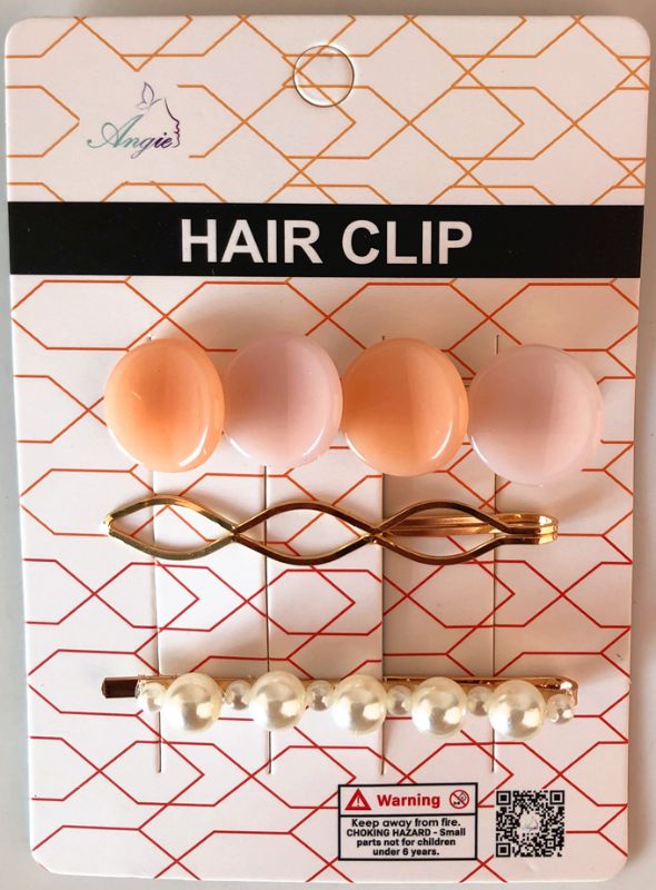 HAIR CLIPS  - 6.5+7+6.5CM (12 Packs)