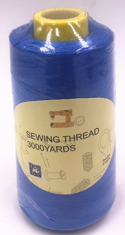 SEWING THREAD - Blue 3000 YARDS (Set of 12)