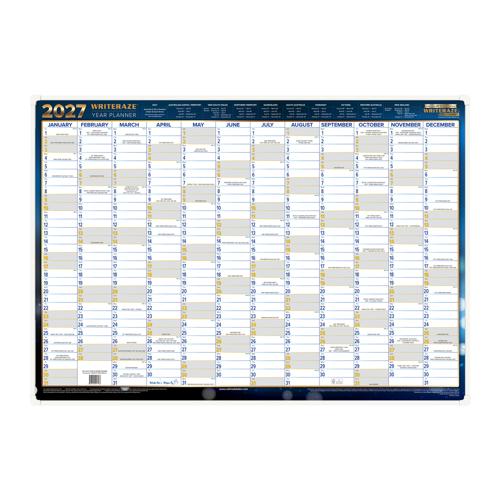 Writeraze Wallplanner Executive 500x700mm Framed 2027