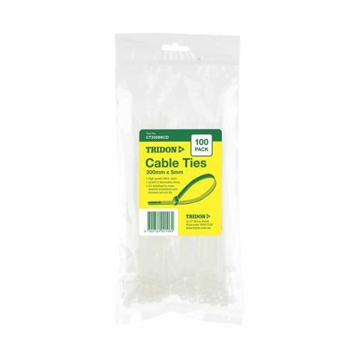 Tridon Cable Ties 150 X 4mm Neutral