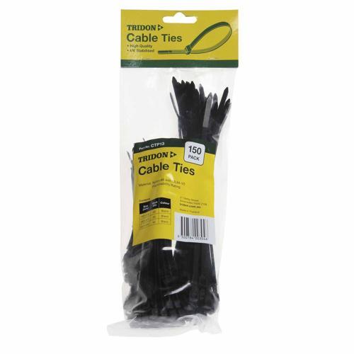 Tridon Cable Ties 150pk Black