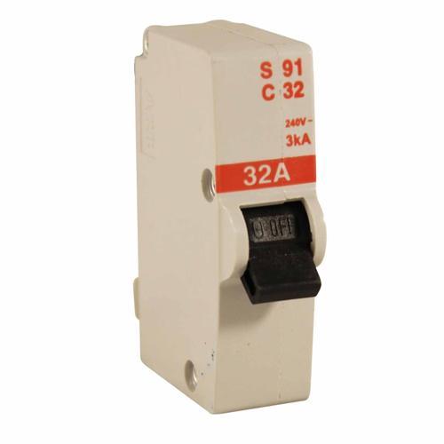 HPM 1 Pole Mini Circuit Breaker 240V Grey DMCB32