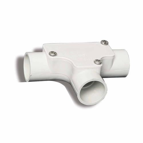 Marley Conduit Inspection Tee 20mm Grey