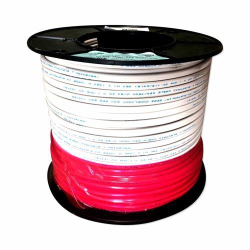 Prysmian Twin TPS Flat Electrical Cable 1.0 X 100 White