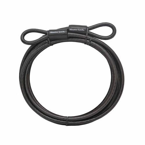 Master Lock Braided Steel Cable 10mm X 4.6m Black