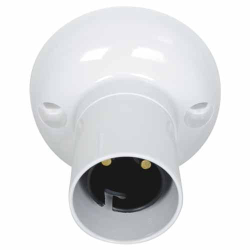 HPM 4 Terminal Battenholder 10 Amp White