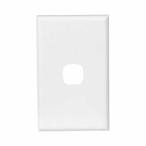 HPM Excel STANDARD FACE PLATE 1 Gang White