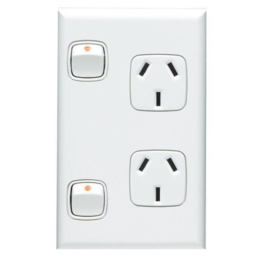 HPM Vertical Power Point DOUBLE White