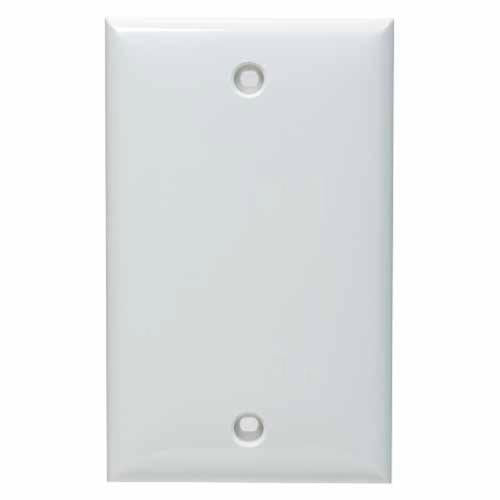 HPM Standard Blank Plate 70mm 114mm White