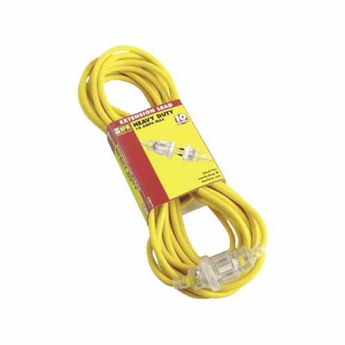 HPM HEAVY DUTY EXTENSION LEADS 10m Yellow