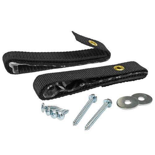 QuakeHOLD Furniture Safety Straps L: 450mm Black