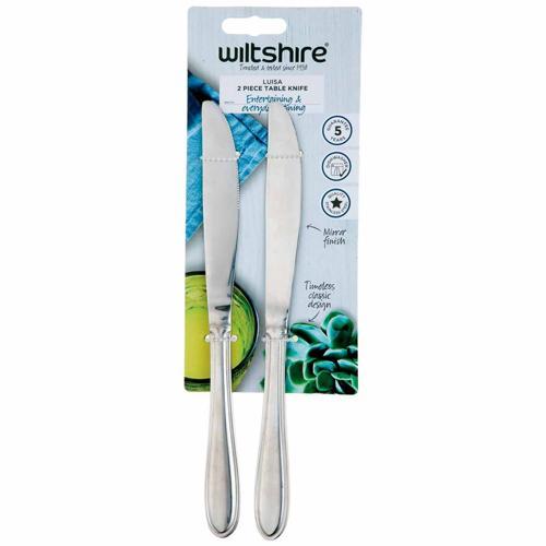 Wiltshire Luisa Table Knife Pack of 2 Stainless Steel