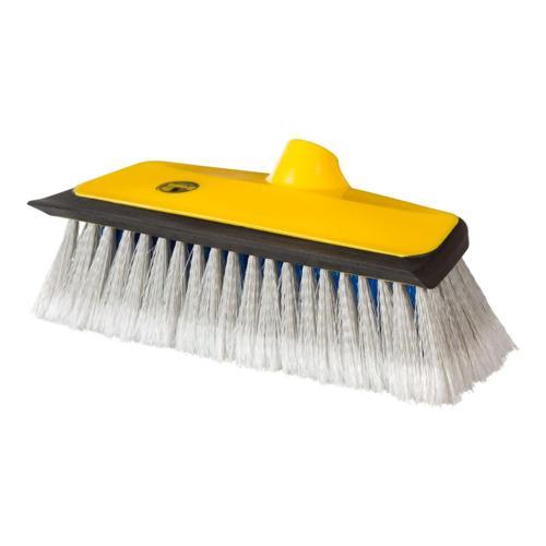 Browns Superior Waterway Brush Head With Squeegee Blade 280mm Yellow/Blue/Grey