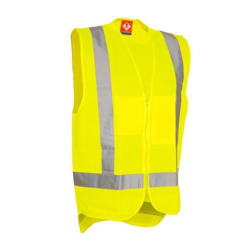VEST SAFETY TUFFVIZ ADULT Lime L