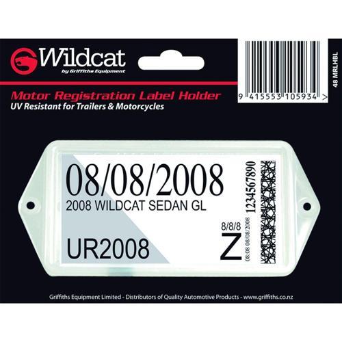 Wildcat Trailer Registration Sticker Holder