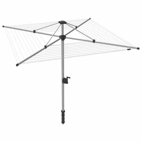 Devon Rotary Clothesline Hoist 2.8m Silver
