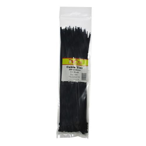 Cable Tie Black Pack of 100