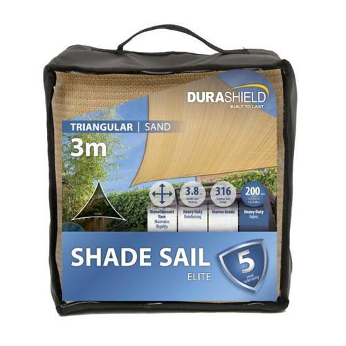Durashield Elite Shade Sail Elite Triangle 3M Sand