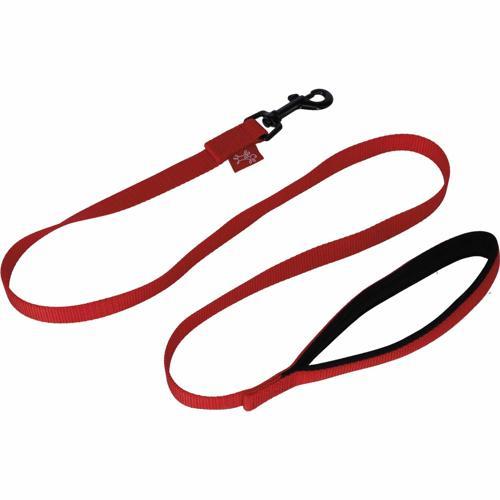 Yours Droolly Easy Street Dog Lead Long Red