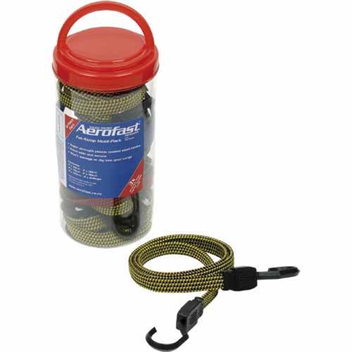 Aerofast Fat Strap 12 Piece Bungee Cord 30 X 300mm 500mm 700mm 900mm 1250mm