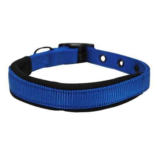 Yours Droolly Easy Street Dog Collar Large Blue