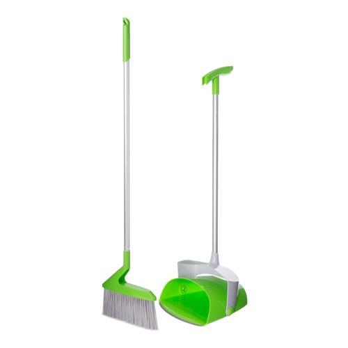 Browns Go Clean Radius Broom And Scoop Set