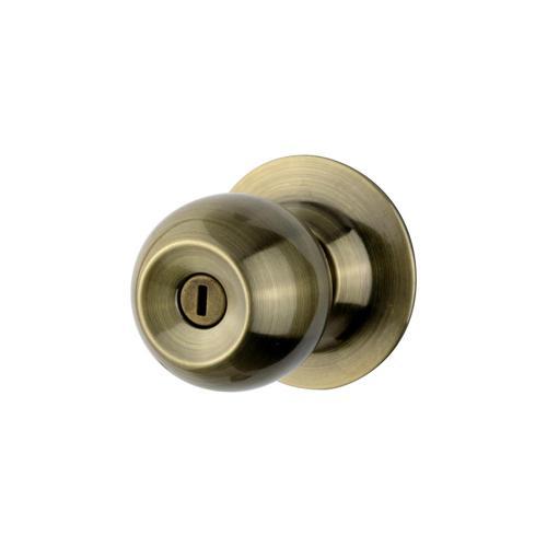 Sylvan Quest Privacy Knob Set Antique Brass Finish