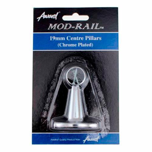 Award Mod Rail Chrome Plated Centre Pillar 19mm