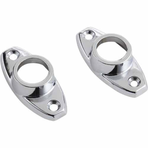 Award Mod Rail Chrome Plated Oval Flanges 19mm Pack of 2