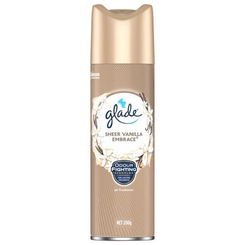 Glade Aerosol Essence Of Vanilla 200g