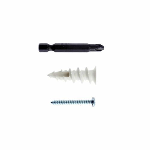 Cobra Nylon Hollow Wall Anchors 4mm Screw White Pack of 50