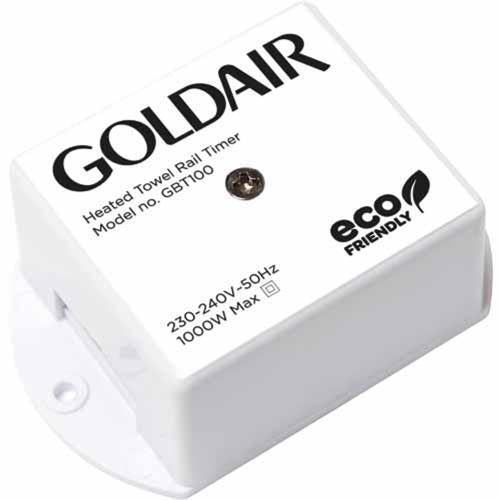 Goldair Heated Towel Rail Timer 1000 Watts Max White