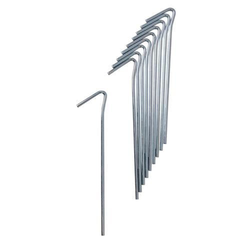 Kiwi Camping Steel Tent Pegs 25cm Pack of 10