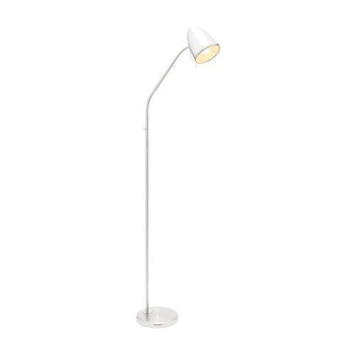 Mercator Sara 1 Light Floor Lamp E27 28 Watt White