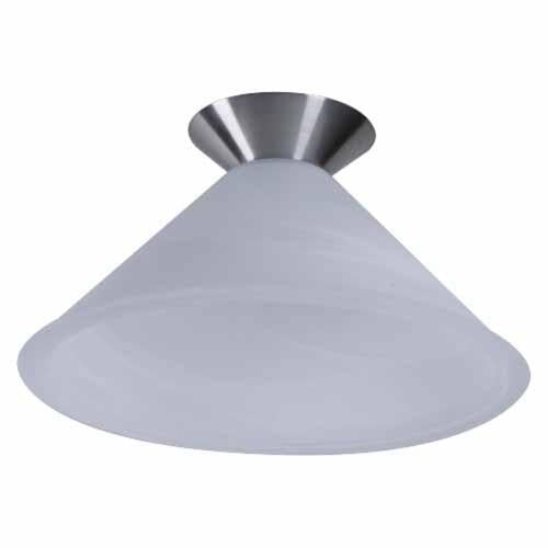 Nouveau Rome DIY Batten Fix Ceiling Light Dia: 300mm 153mm Brushed Chrome