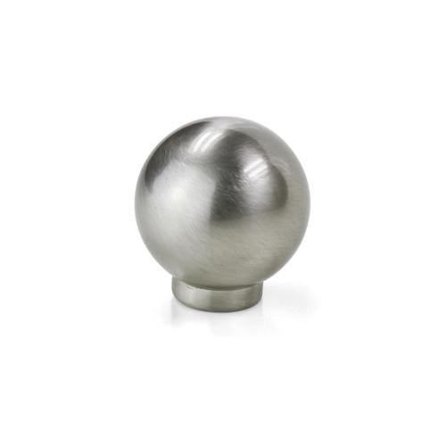 Sylvan Lampton Cabinet Knob 21 X 17mm Satin Nickel Finish
