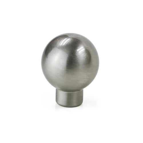Sylvan Lampton Cabinet Knob 25 X 20mm Satin Nickel Finish